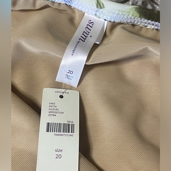 Lane Bryant Cacique  Swim NWT Tropical Floral Bikini Bottom Women’s Plus Size 20 - Picture 4 of 6